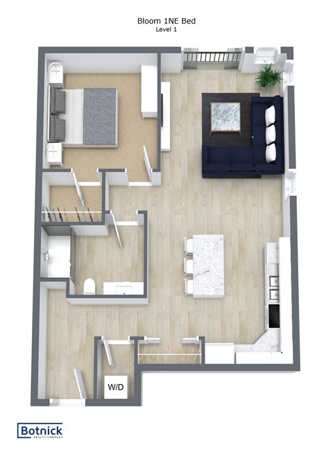 NE Corner One Bedroom